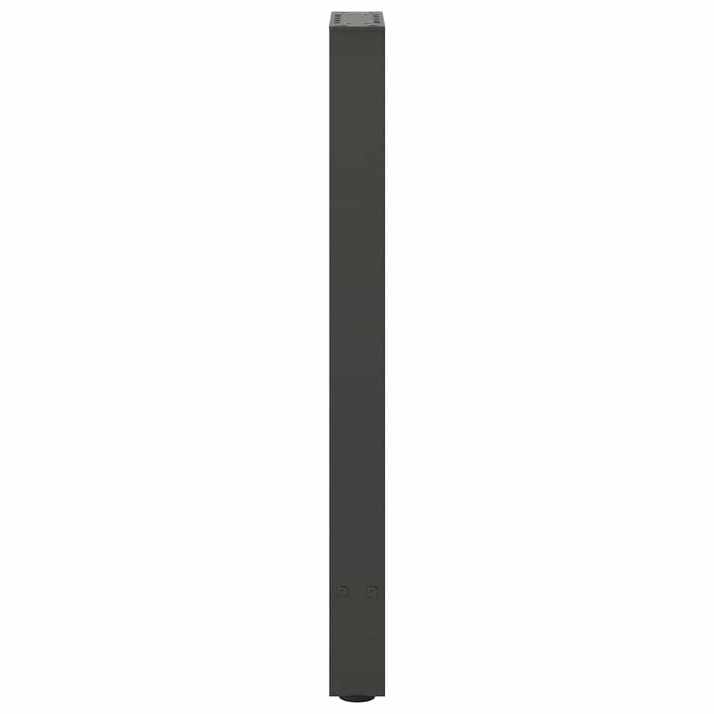 Konsolentischbeine Anthrazit 2 Stk. 28x(72-73) cm Stahl