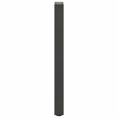Konsolentischbeine Anthrazit 2 Stk. 28x(72-73) cm Stahl