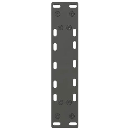 Konsolentischbeine Anthrazit 2 Stk. 28x(72-73) cm Stahl