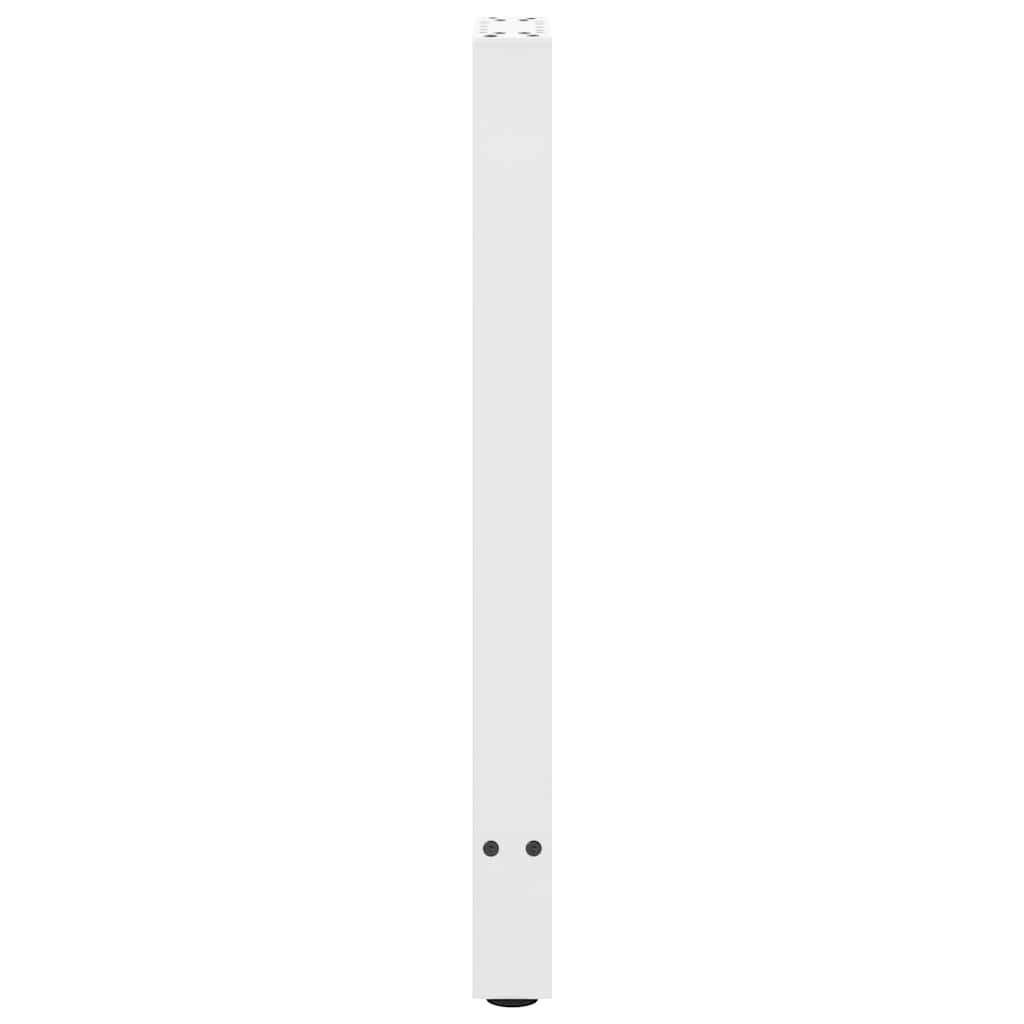 Konsolentischbeine Weiß 2 Stk. 38x(72-73) cm Stahl