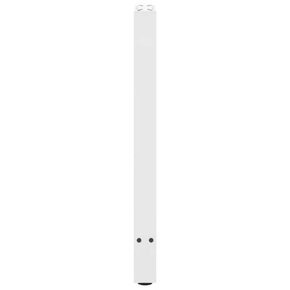 Konsolentischbeine Weiß 2 Stk. 38x(72-73) cm Stahl