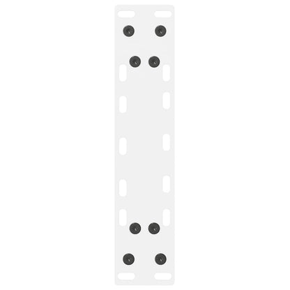 Konsolentischbeine Weiß 2 Stk. 38x(72-73) cm Stahl