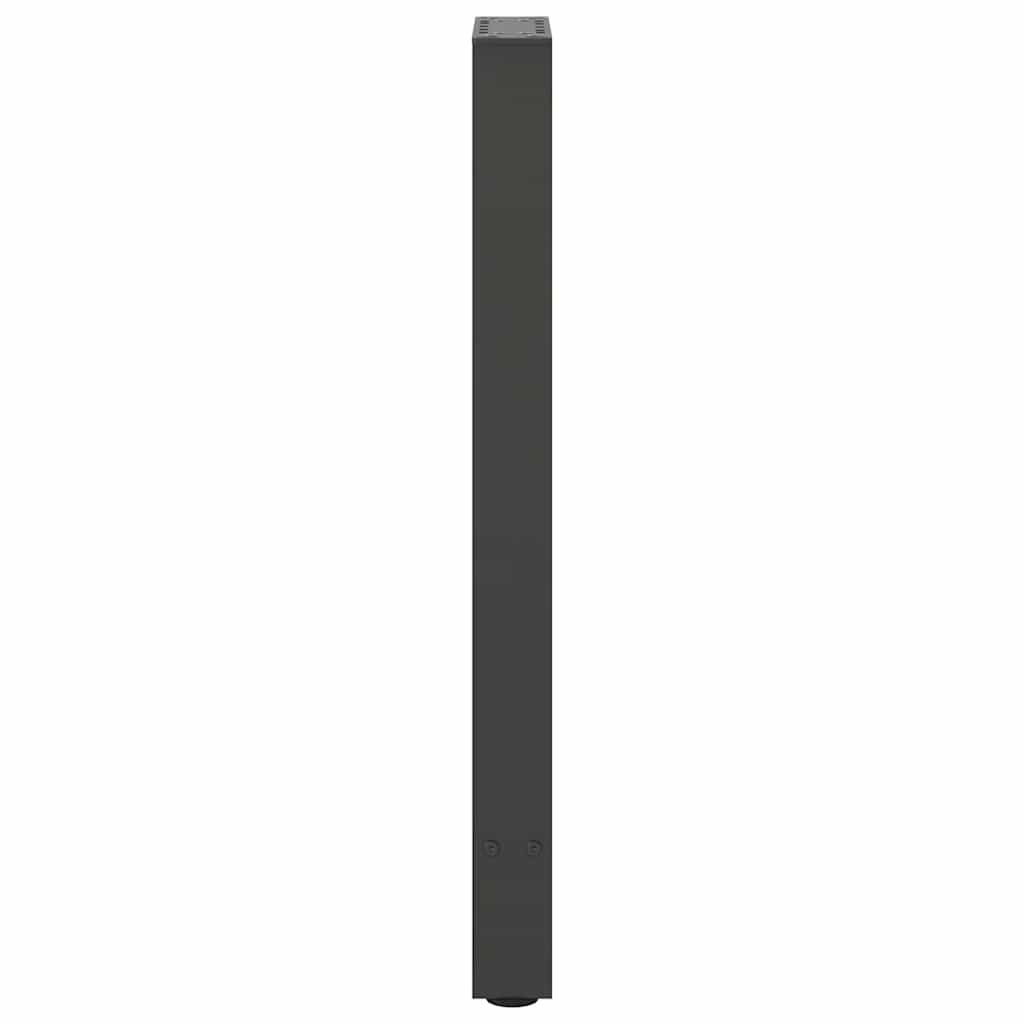 Konsolentischbeine Anthrazit 2 Stk. 38x(72-73) cm Stahl