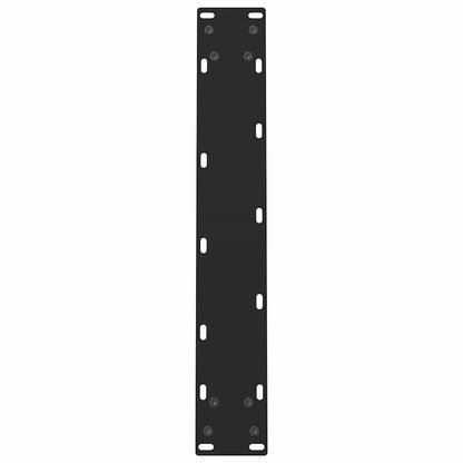 Esstischbeine Schwarz 2 Stk. 60x(72-73) cm Stahl