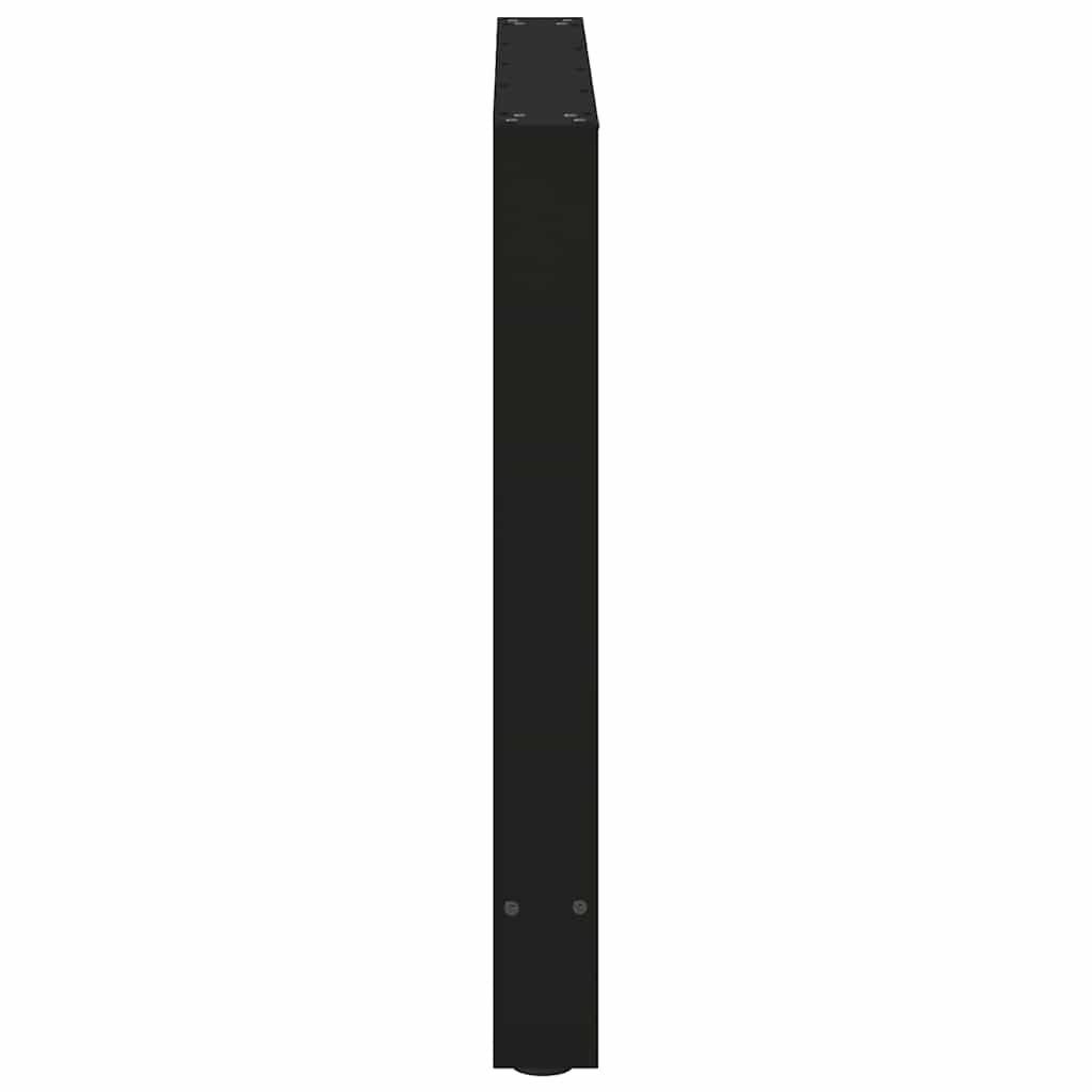 Coffee table legs black 2 pcs. 80x(72-73) cm steel