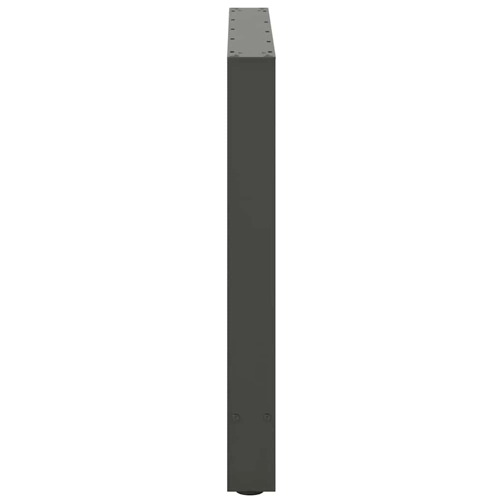 Coffee table legs anthracite 2 pcs. 80x(72-73) cm steel