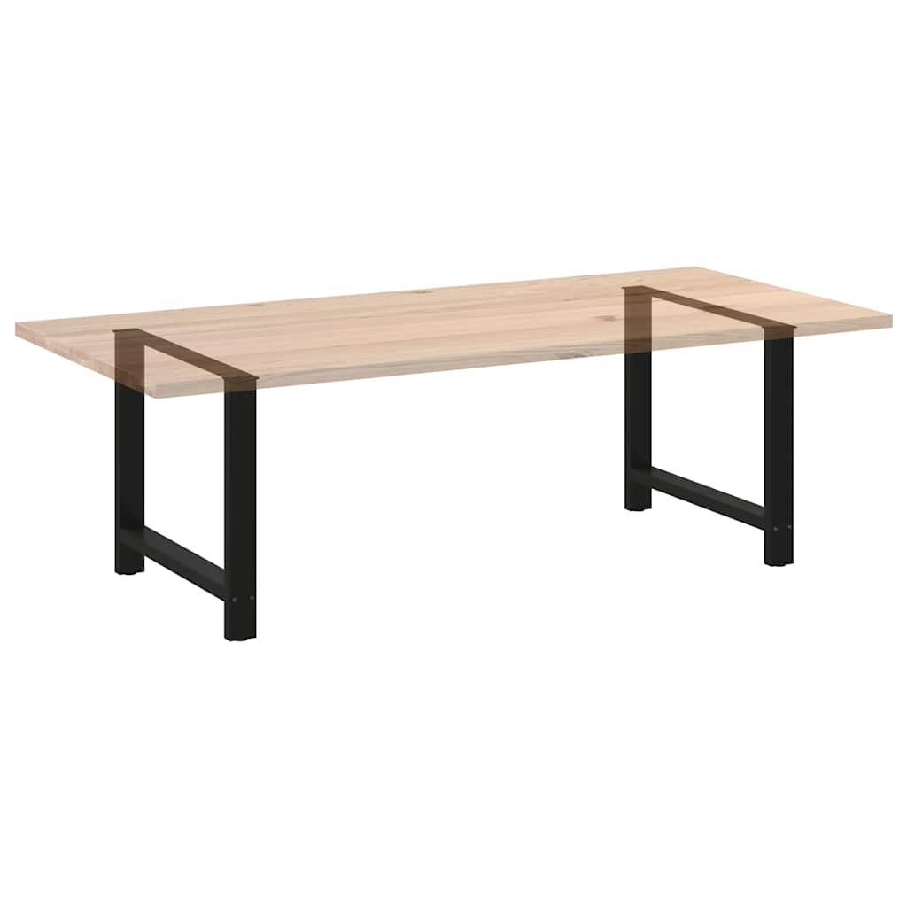 Coffee table legs black 2 pcs. 90x(72-73) cm steel