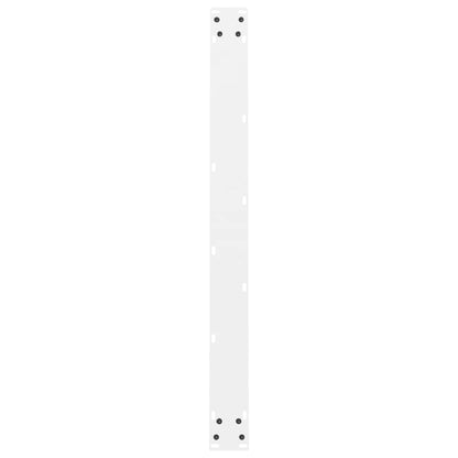 Esstischbeine Weiß 2 Stk. 90x(72-73) cm Stahl