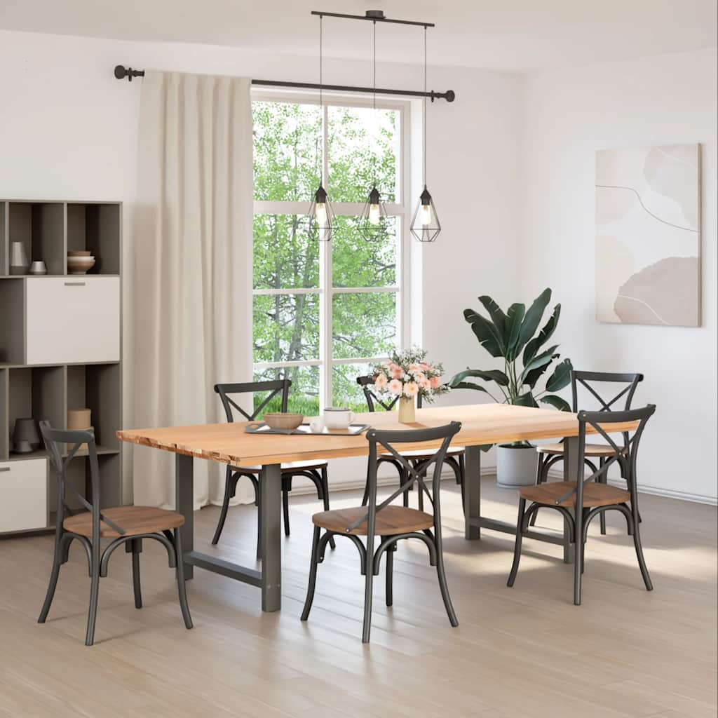 Coffee table legs anthracite 2 pcs. 90x(72-73) cm steel