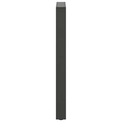Bartischbeine Anthrazit 2 Stk. 40x(90-91) cm Stahl