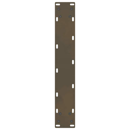 Bartischbeine Naturstahl 2 Stk. 40x(100-101) cm Stahl