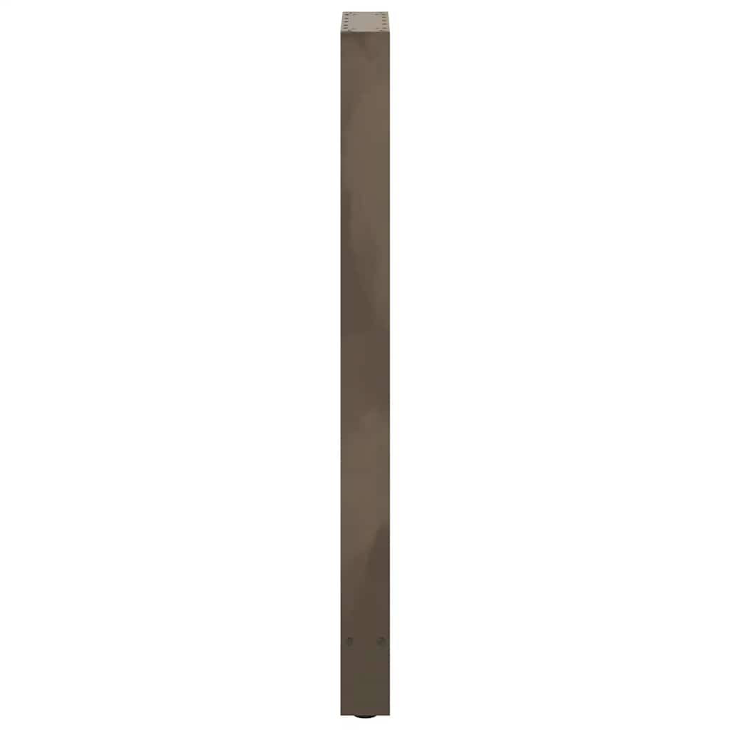 Bartischbeine Naturstahl 2 Stk. 50x(110-111) cm Stahl