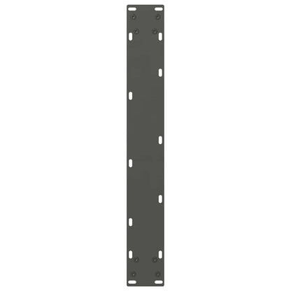 Bartischbeine Anthrazit 2 Stk. 60x(110-111) cm Stahl