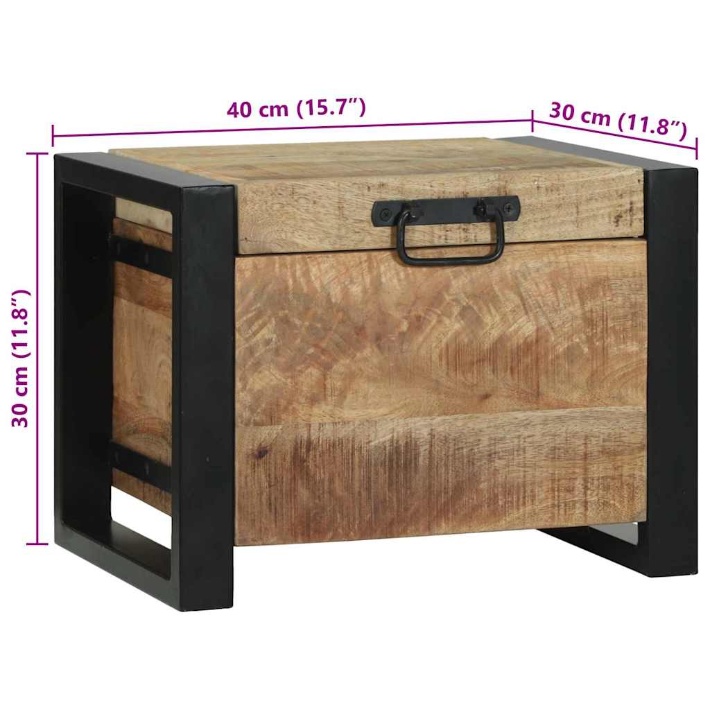Aufbewahrungs-Truhen Braun 40 x 30 x 30 cm Massivholz Mango