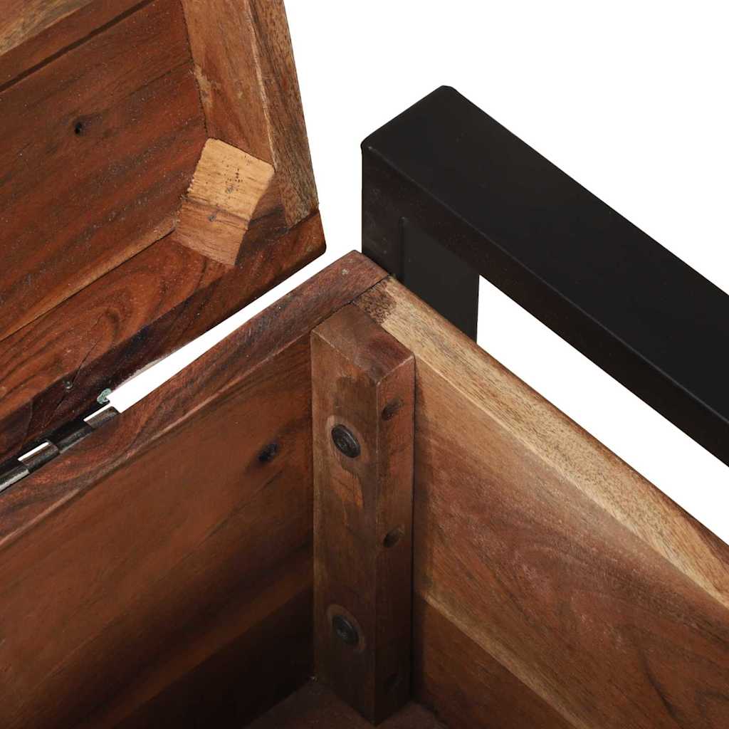 Aufbewahrungs-Truhen 60 x 30 x 30 cm Massivholz Altholz
