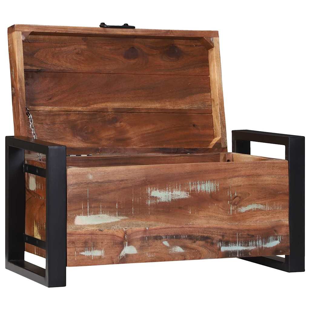 Aufbewahrungs-Truhen 60 x 30 x 30 cm Massivholz Altholz