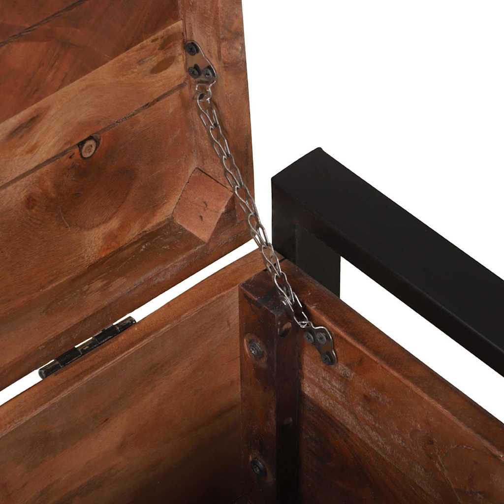 Aufbewahrungs-Truhen 80 x 30 x 30 cm Massivholz Altholz