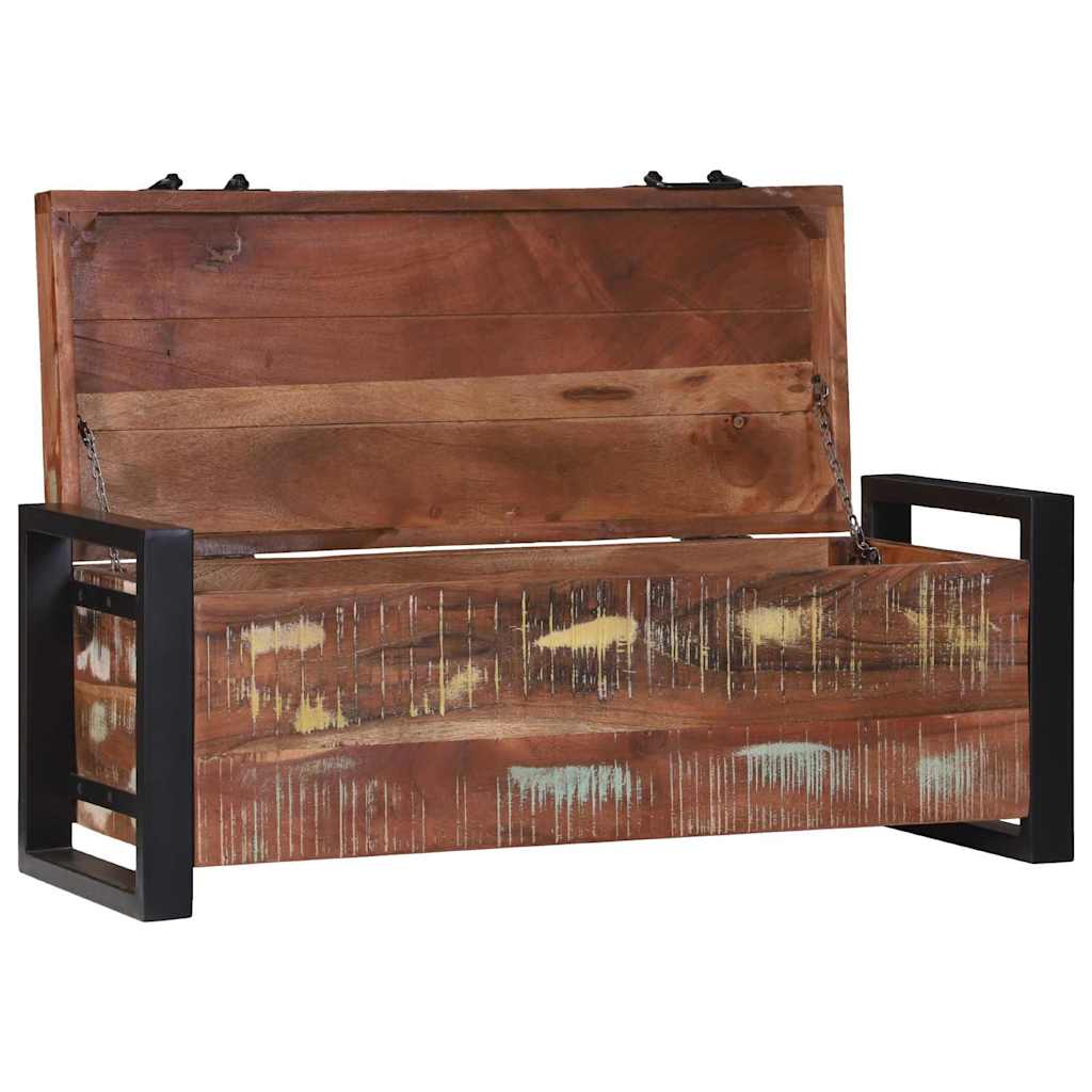 Aufbewahrungs-Truhen 80 x 30 x 30 cm Massivholz Altholz