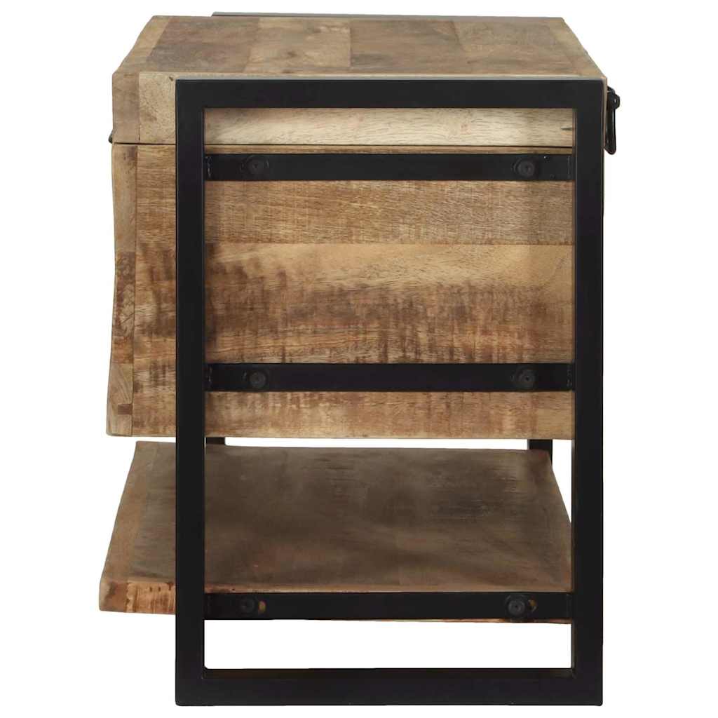 Aufbewahrungsbox Braun 80 x 35 x 45 cm Massivholz Mango