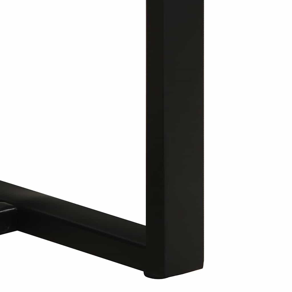 Bank 60x35x45 cm Raues Massivholz Mango