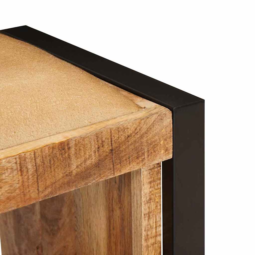 Sitzbank mit Stauraum Braun 80 x 35 x 40 cm Massivholz Mango