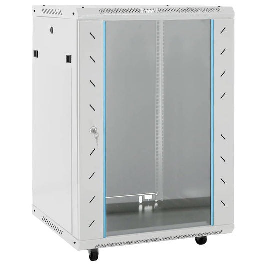 15U Netzwerkschrank 19" IP20 Grau 60x45x86 cm