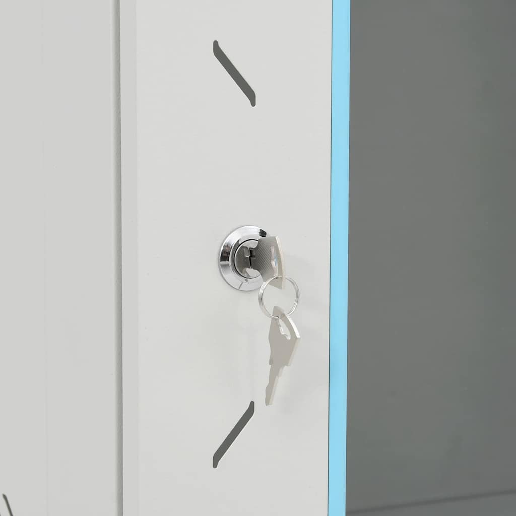 15U Netzwerkschrank 19" IP20 Grau 60x45x86 cm