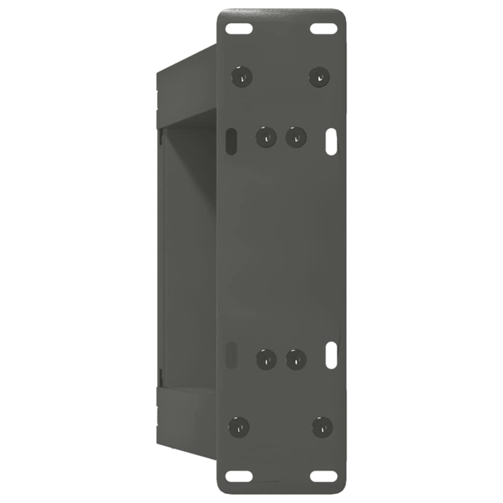 Pieds de table basse en U, 2 pièces, anthracite, 30 x 30-31 cm, acier