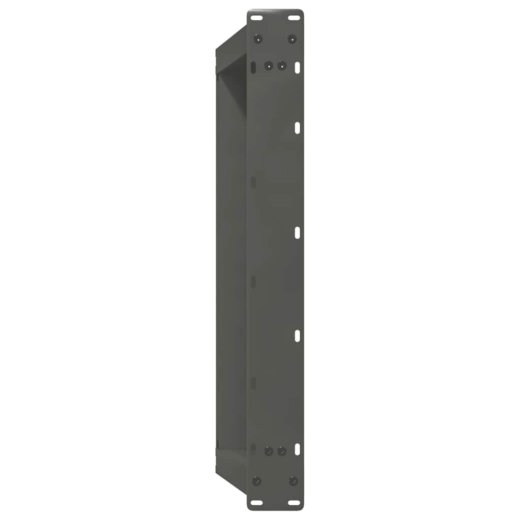 Pieds de table basse en U, 2 pièces, anthracite, 60 x 30-31 cm, acier