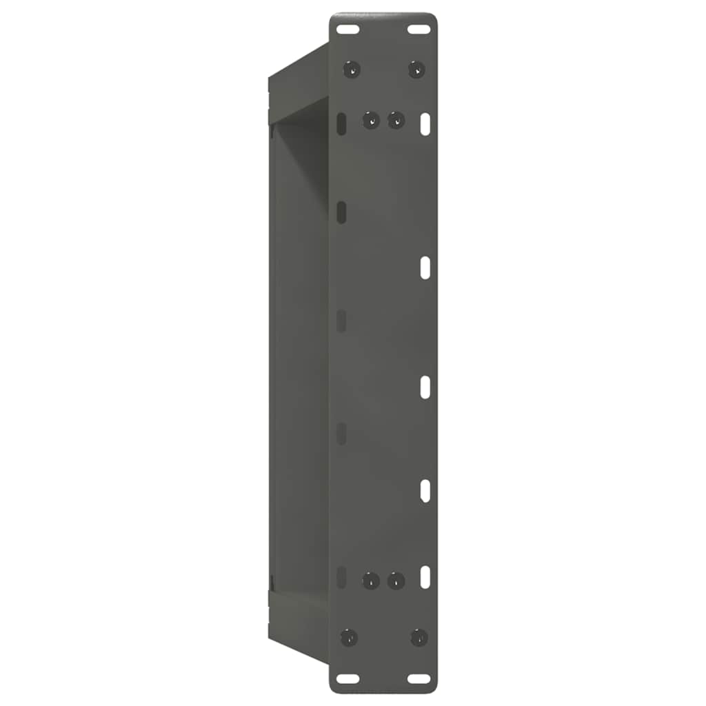 Pieds de table basse en U, 2 pièces, anthracite, 60 x 42-43 cm, acier