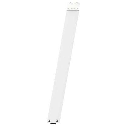 Konsolentischbeine U-Form 2 Stk. Weiß 28x(72-73) cm Stahl