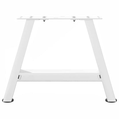Couchtischbeine A-Form 2 Stk. Weiß 30x(30-31) cm Stahl