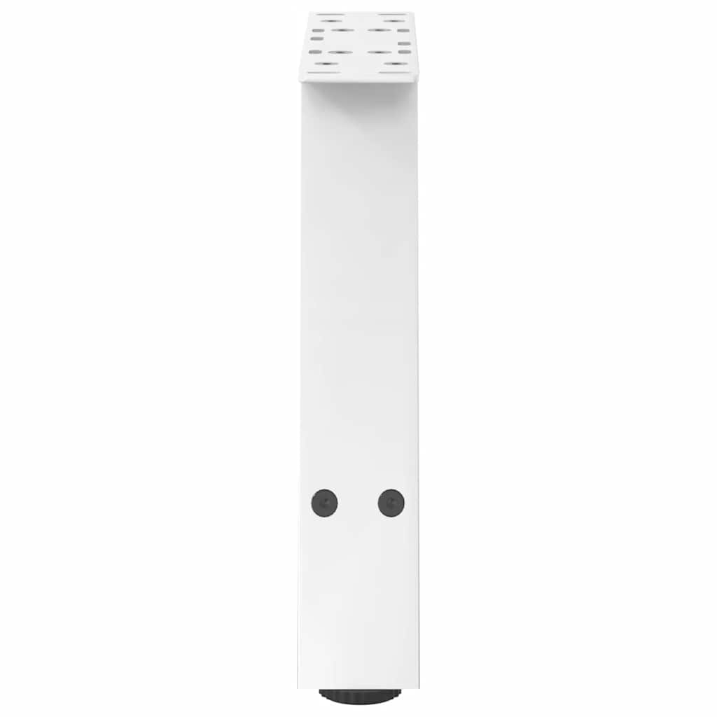 Pieds de table basse en forme de A, 2 pièces, blanc, 30 x 30-31 cm, acier