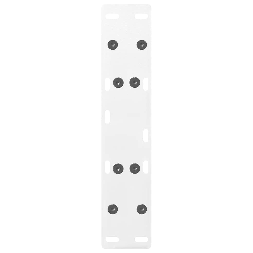 Pieds de table basse en forme de A, 2 pièces, blanc, 30 x 30-31 cm, acier