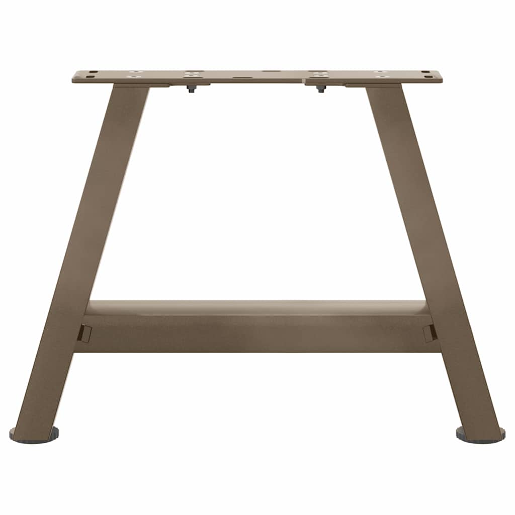 Pieds de table basse en forme de A, 2 pièces, 30 x (30-31) cm, acier