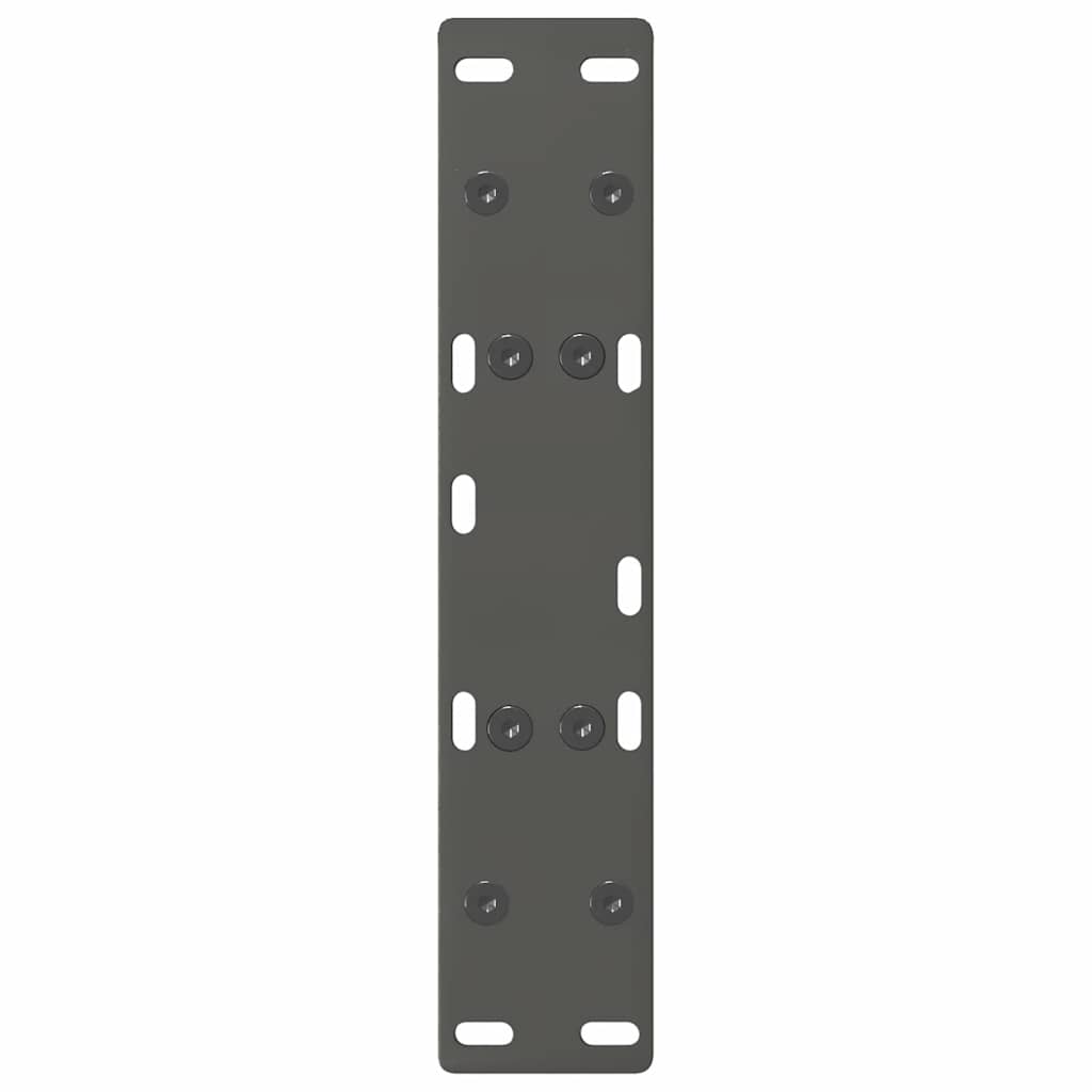 Pieds de table basse en forme de A, 2 pièces, anthracite, 40 x 30-31 cm, acier