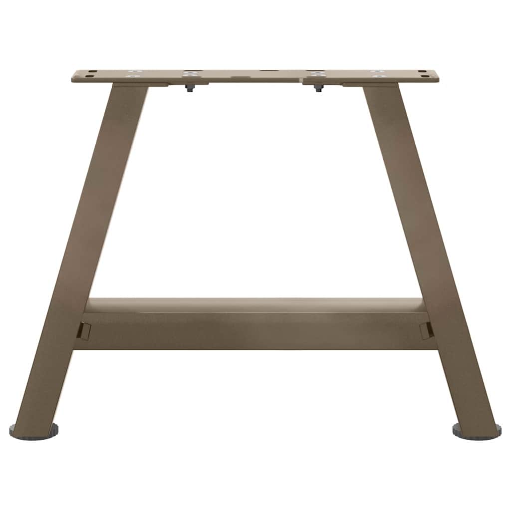 Pieds de table basse en forme de A, 2 pièces, 40 x (30-31) cm, acier
