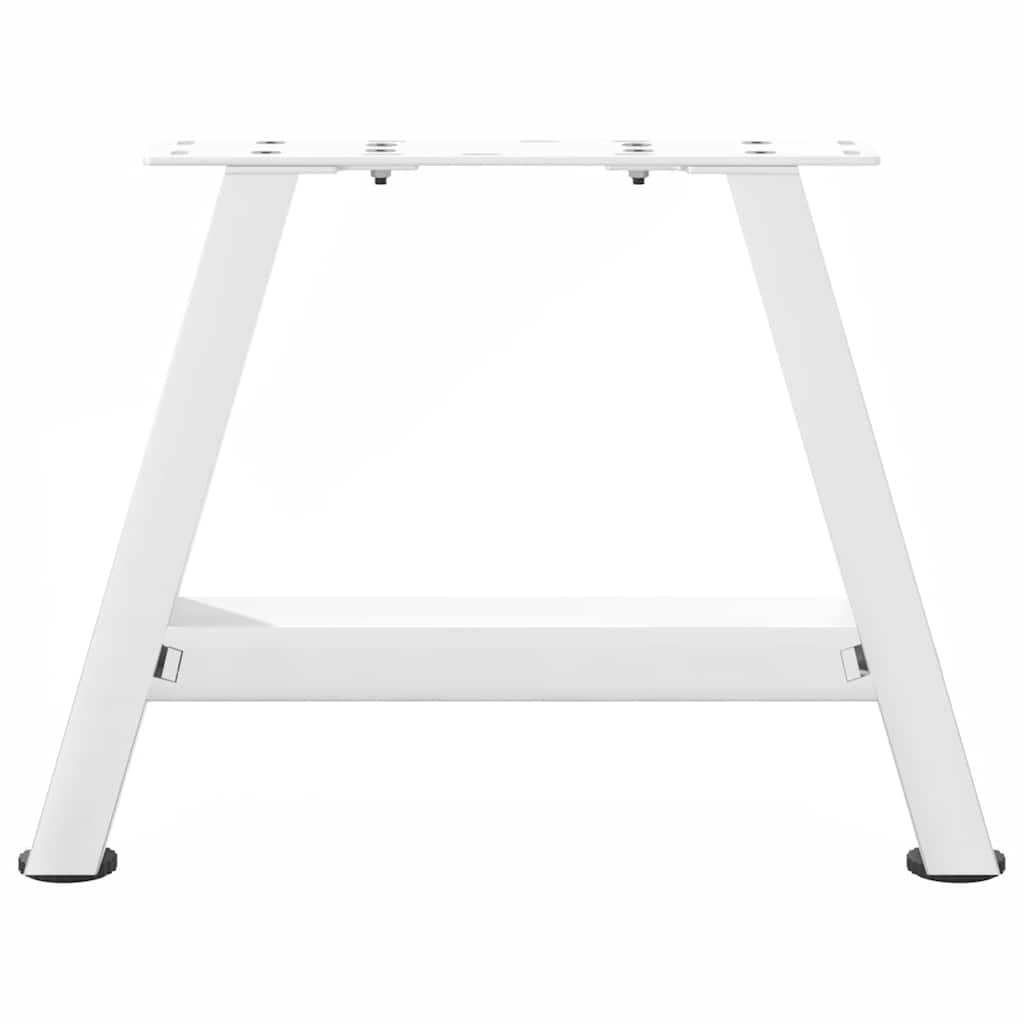 Coffee table legs A-shape 2 pcs. White 50x(30-31) cm steel