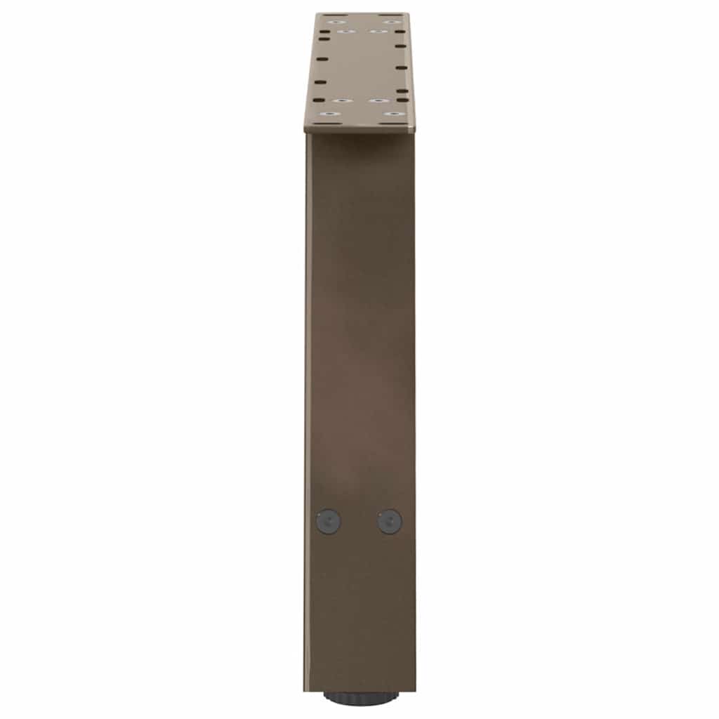 Couchtischbeine A-Form 2 Stk. 60x(30-31) cm Stahl