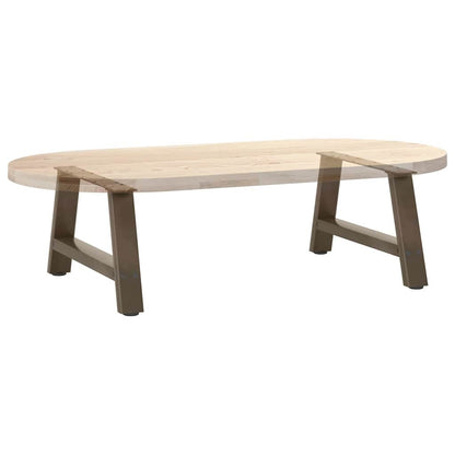 Couchtischbeine A-Form 2 Stk. 60x(30-31) cm Stahl