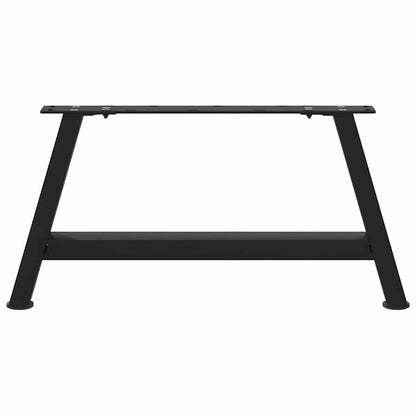 Couchtischbeine A-Form 2 Stk. Schwarz 70x(30-31) cm Stahl
