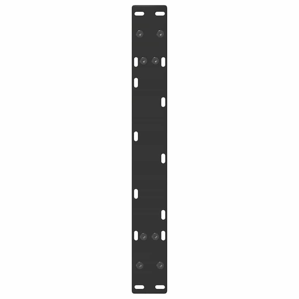 Pieds de table basse en forme de A, 2 pièces, noir, 70 x 30-31 cm, acier