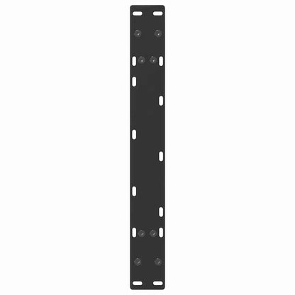Couchtischbeine A-Form 2 Stk. Schwarz 70x(30-31) cm Stahl