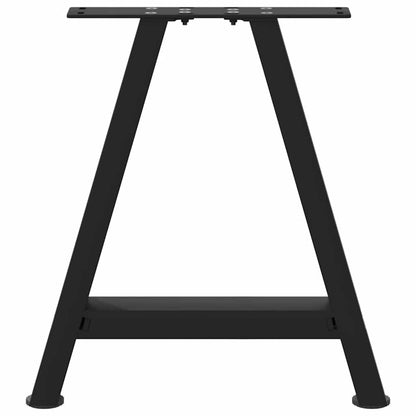 Couchtischbeine A-Form 2 Stk. Schwarz 38x(42-43) cm Stahl