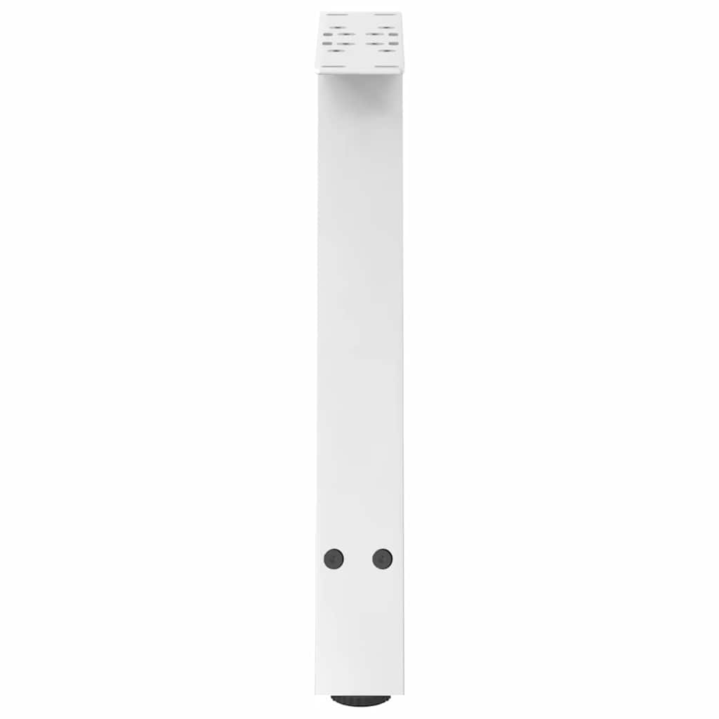 Pieds de table basse en forme de A, 2 pièces, blanc, 38 x 42-43 cm, acier