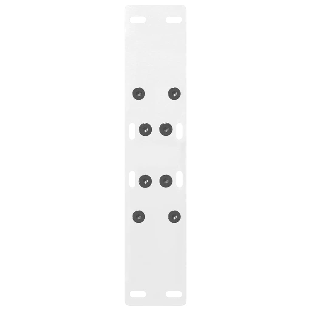 Pieds de table basse en forme de A, 2 pièces, blanc, 38 x 42-43 cm, acier