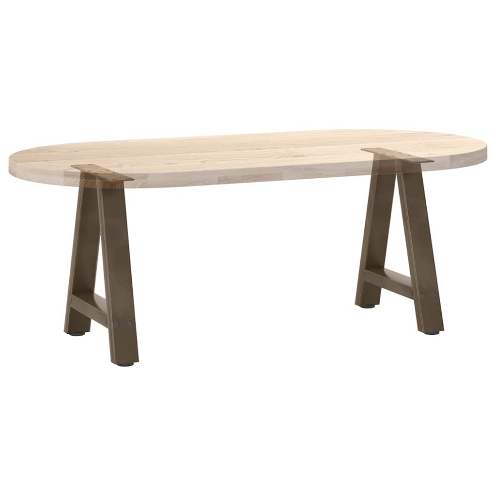 Pieds de table basse en forme de A, 2 pièces, 38 x (42-43) cm, acier