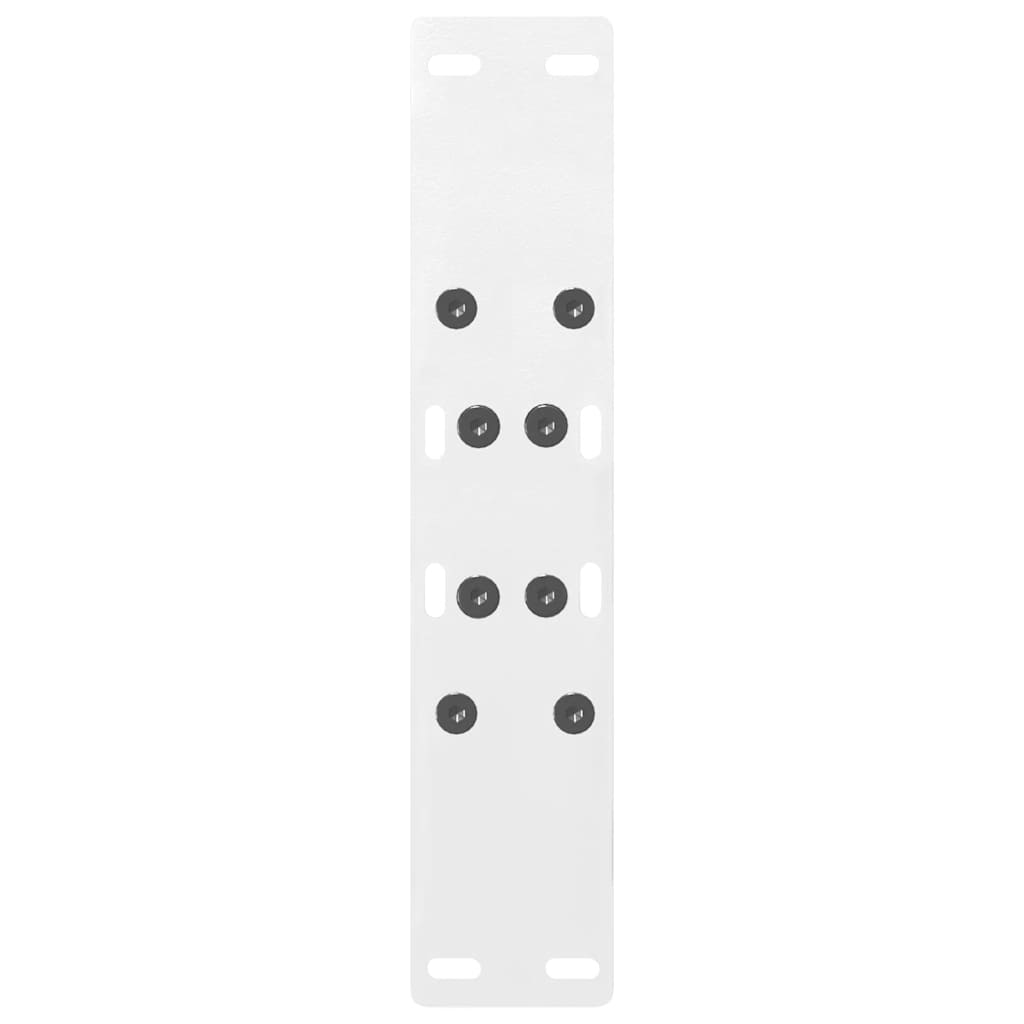 Pieds de table basse en forme de A, 2 pièces, blanc, 50 x 42-43 cm, acier