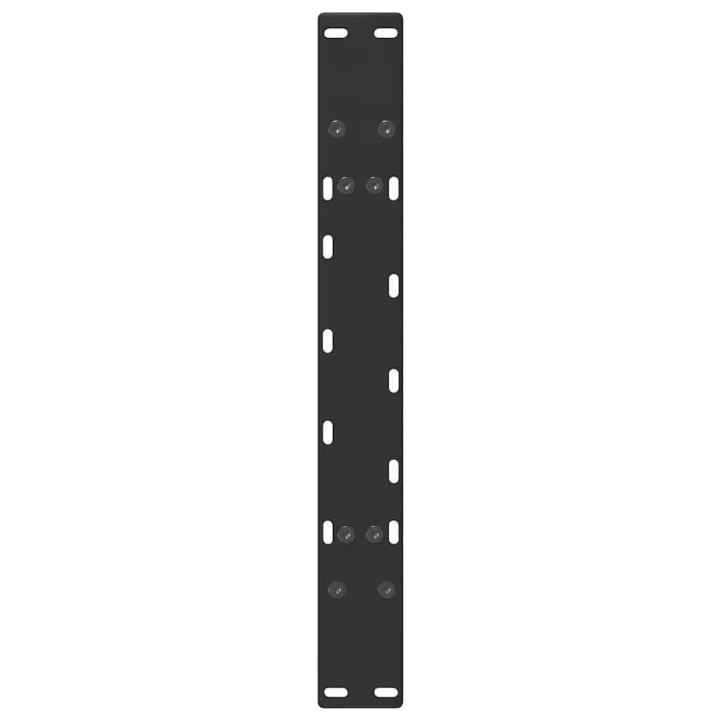 Pieds de table basse en forme de A, 2 pièces, noir, 70 x 42-43 cm, acier