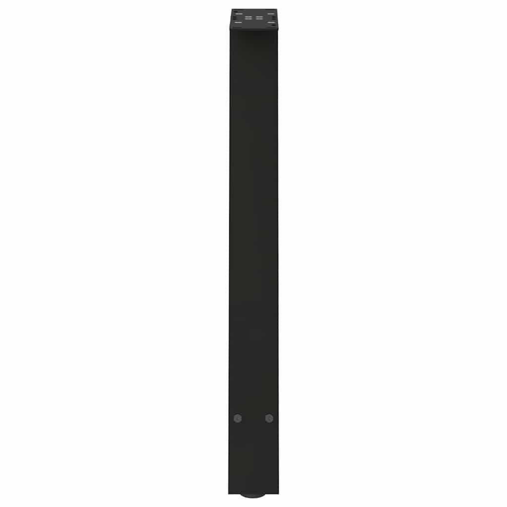 Coffee table legs A-shape 2 pcs. Black 50x(72-73) cm steel